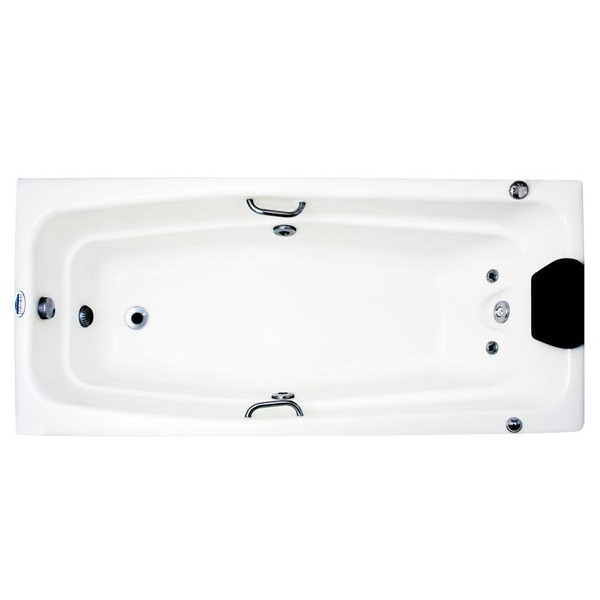 Banheira com Hidromassagem 155x80x42cm Acrílico Acrilbath Premium Ouro Fino