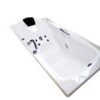 Banheira com Hidromassagem 160x90x46cm Acrílico Acrillic Top Line Ouro Fino