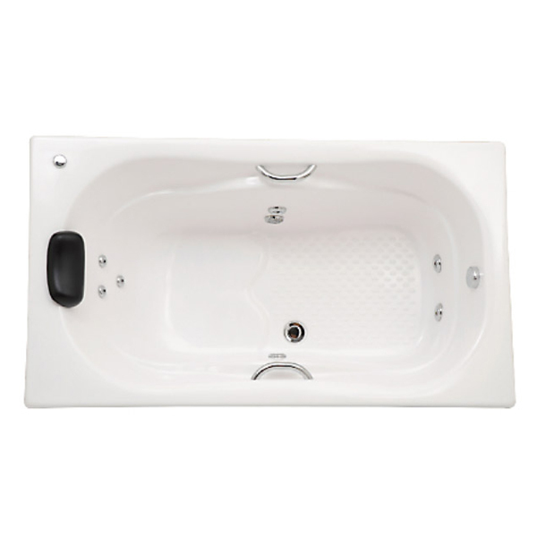 Banheira com Hidromassagem 170x90x55cm Mônaco Confort Plus Stamplas