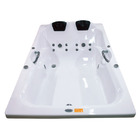 Banheira com Hidromassagem 180x120x46cm Acrílico Acrillic Top Line Ouro Fino