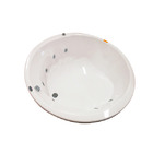 Banheira com Hidromassagem 180x180x50cm Acrílico Vitoriacril Standard Ouro Fino