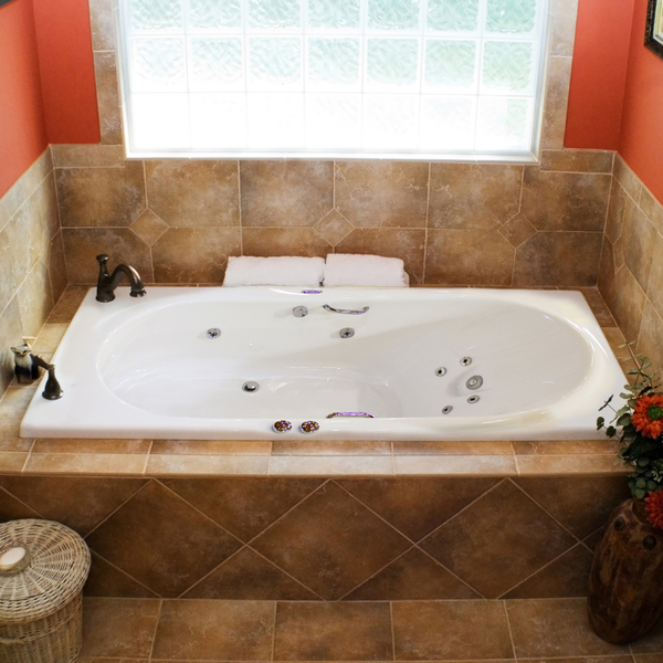 Banheira com Hidromassagem 180x90x46cm Acrílico Ourocril Standard Ouro Fino