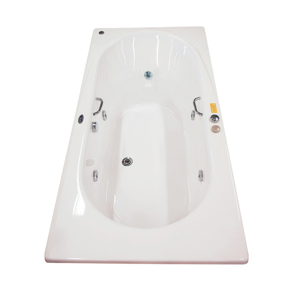 Banheira com Hidromassagem 180x90x46cm Acrílico Ourocril Premium Ouro Fino