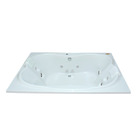 Banheira com Hidromassagem 183x120x48,5cm Acrílico Eura Dupla Jacuzzi