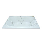 Banheira com Hidromassagem 183x120x48,5cm Acrílico Eura P2 Jacuzzi