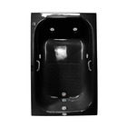 Banheira com Hidromassagem 40x110x170cm Cristal Ouro Fino