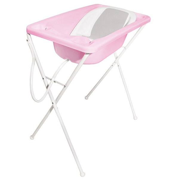 Banheira Com Suporte Acqua Trio-galzerano - Rosa