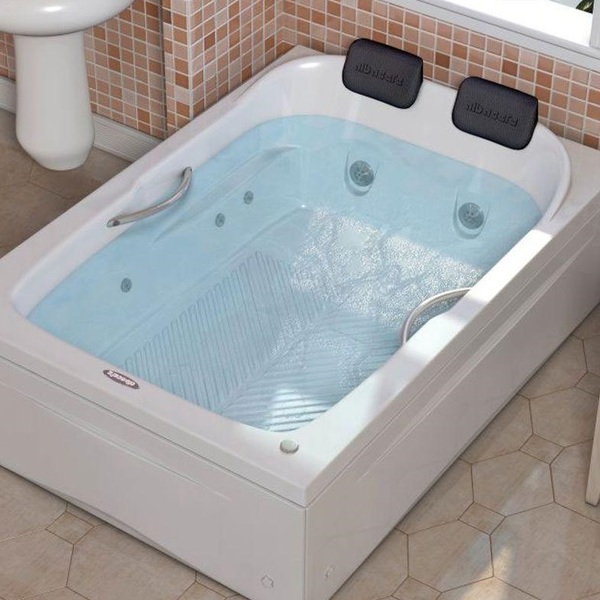 Banheira Córdoba Dupla Slim 170x120x40 G Acrílico Albacete