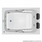 Banheira Córdoba Dupla Slim 170x120x40 G Gel Coat Albacete