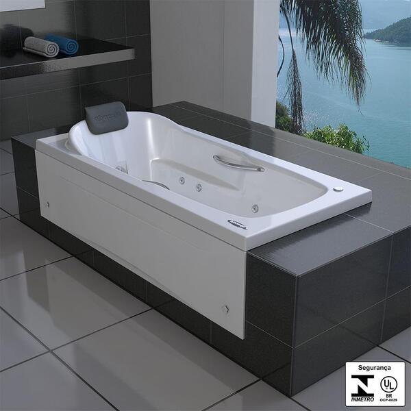 Banheira Córdoba Premium 150x75x40 M Gel Coat Albacete