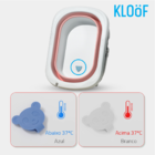 Banheira De Bebê Dobrável Média - Ciano