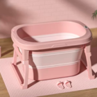 Banheira De Bebê Dobrável Média - Rosa