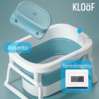 Banheira De Bebê Dobrável Média - Salmão