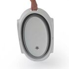 Banheira De Bebê Safety 1st Smile Dobravel Compacta Grey Cinza
