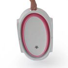 Banheira De Bebê Safety 1st Smile Dobravel Compacta Pink Rosa
