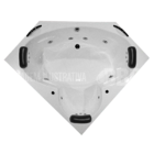 BANHEIRA DE CANTO MERCURY COMPLETA COM HIDRO (1,50 x 1,50 x 0