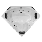 BANHEIRA DE CANTO MERCURY COMPLETA COM HIDRO EM ACRILICO (1,5