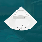 BANHEIRA DE CANTO SANTA MONICA COM HIDRO EM ACRILICO (1,38 x