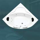 BANHEIRA DE CANTO SANTA MONICA COMPLETA COM HIDRO (1,38 x 1,3