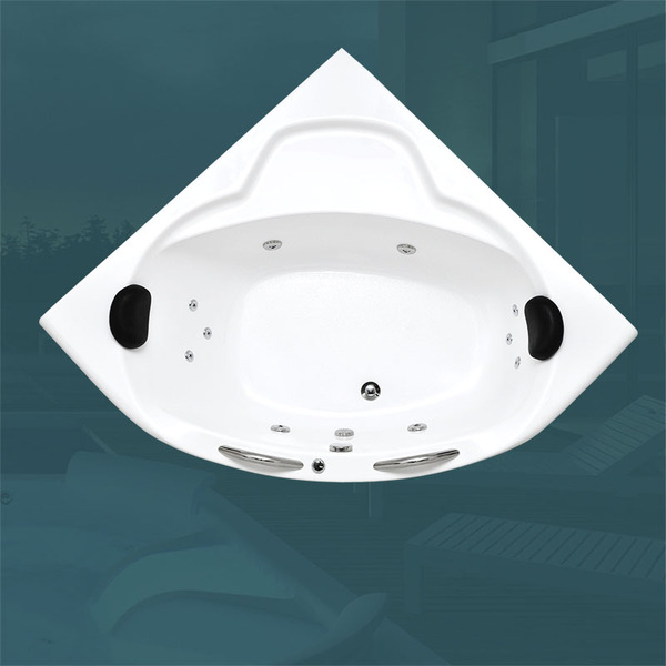 BANHEIRA DE CANTO SANTA MONICA COMPLETA COM HIDRO (1,38 x 1,3