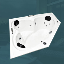 BANHEIRA DE CANTO SEVILHA COMPLETA COM HIDRO EM ACRILICO (1,3