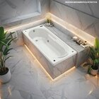 Banheira De Hidromassagem   Ascoli Elegance 180cmx80cmx43cm E