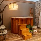 Banheira De Hidromassagem   Ofuro Oval Duplo Elegance 161cmx8