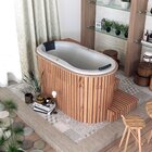 Banheira De Hidromassagem   Ofuro Oval Duplo Essencial 161cmx