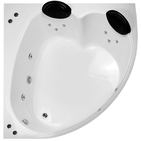 Banheira De Hidromassagem Amore Dupla 1,45x1,45x0,46