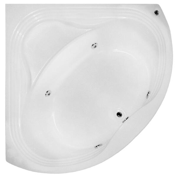 Banheira De Hidromassagem Angulo Dupla 1,35x1,35x0,40