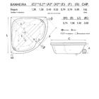 Banheira De Hidromassagem Angulo Dupla 1,35x1,35x0,40