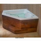 Banheira De Hidromassagem Canto Alpha Dupla 1,54x1,54x0,49