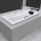 Banheira de Hidromassagem Retangular Capri 150x80x43cm Gel Coat Branca Astra