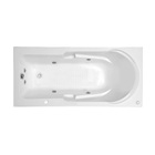 Banheira de Hidromassagem Retangular Capri 150x80x46cm Gel Coat Branca Astra