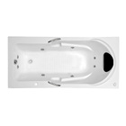 Banheira de Hidromassagem Retangular Capri 150x80x46cm Gel Coat Branca Astra