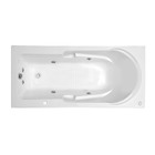 Banheira de Hidromassagem Retangular Capri 150x80x46cm Acrílico Branca Astra