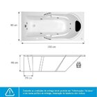 Banheira De Hidromassagem Capri Astra Em Gel 170x80x46cm - P3