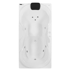 Banheira de Hidromassagem Retangular Due 170x90x44cm Acrílico Branca Astra