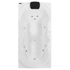 Banheira de Hidromassagem Retangular Due 180x90x44cm Gel Coat Branca Astra