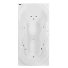 Banheira de Hidromassagem Retangular Due 180x90x44cm Acrílico Branca Astra