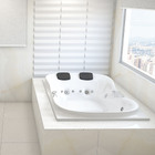 Banheira de Hidromassagem Retangular Due Maggiore 150x120x50cm Gel Coat Branca Astra