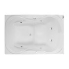 Banheira de Hidromassagem Retangular Due Maggiore 180x120x50cm Acrílico Branca Astra