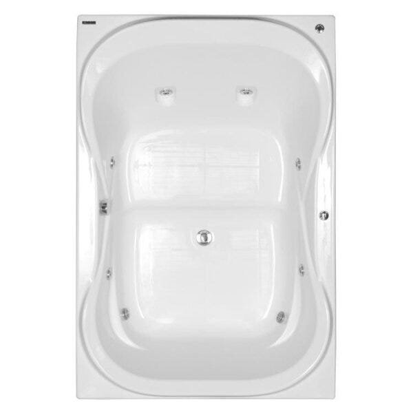 Banheira De Hidromassagem Due Maggiore Luxo 1150cmx120cmx44cm