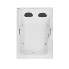 Banheira de Hidromassagem Retangular Esparta 170x120x44cm Gel Coat Branca Astra