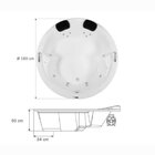 Banheira De Hidromassagem Firenze Em Gel Coat Gran Luxo Com A