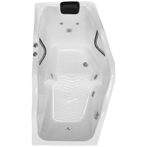 Banheira De Hidromassagem Lamon Individual 1,60x0,90x0,60