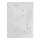 Banheira de Hidromassagem Retangular Nobile Maggiore 180x130x53cm Gel Coat Branca Astra