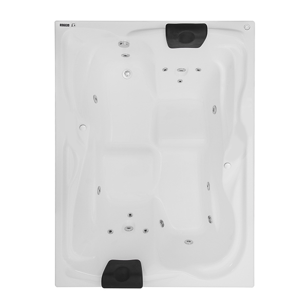 Banheira de Hidromassagem Retangular Nobile Maggiore 180x130x53cm Gel Coat Branca Astra