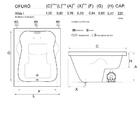 Banheira De Hidromassagem Ofuro Hibis I Ind 1,00x0,80x0,76