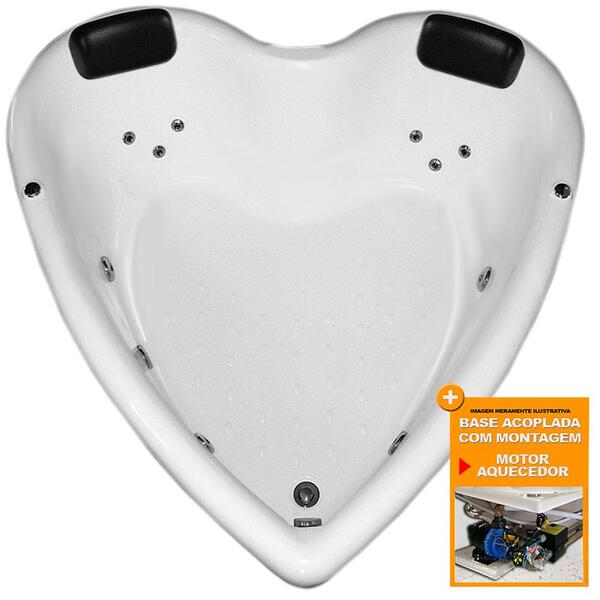 Banheira De Hidromassagem Passione 1,60x1,60x0,53